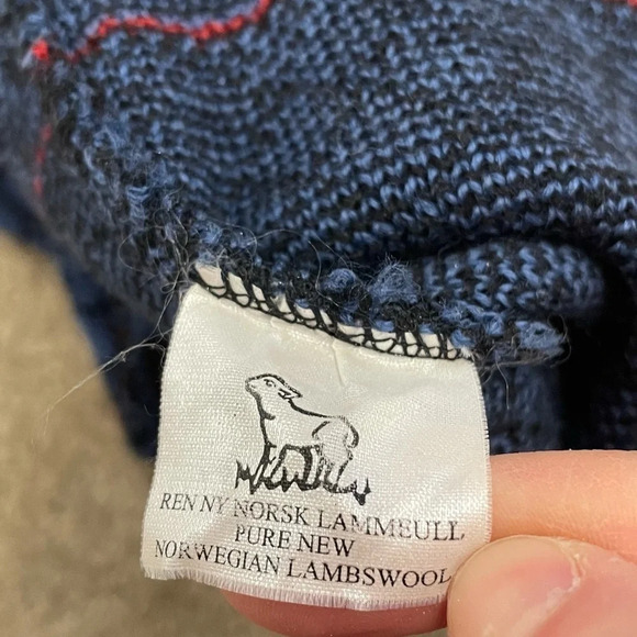 Norskwear Icelandic Nordic Fair Aisle 100% Norwegian lambs Wool Sweater Cardigan - Picture 8 of 16